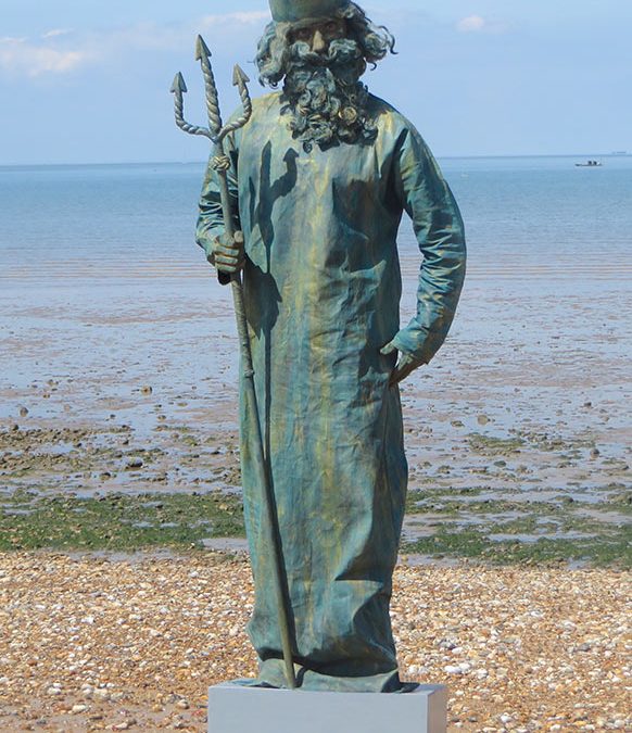 Neptune Living Statue